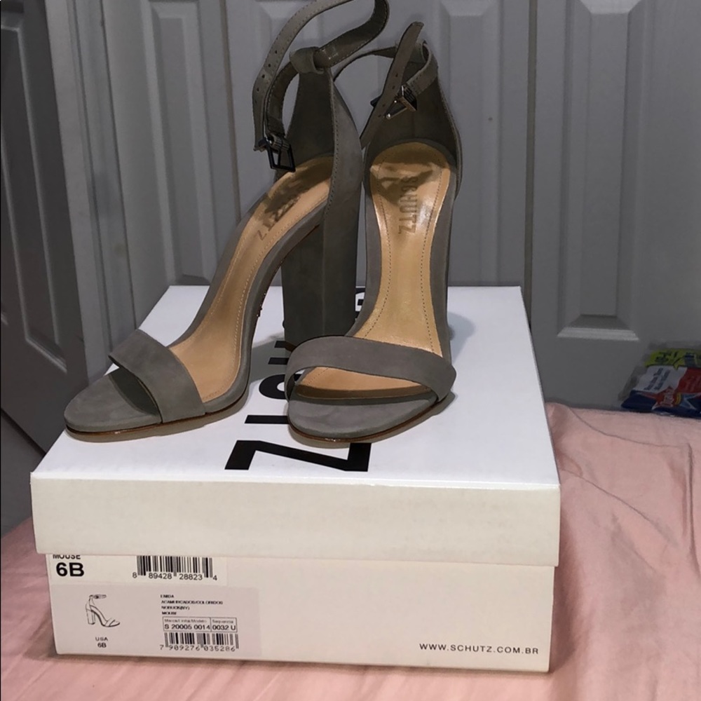Schutz size 6 heeled sandals New